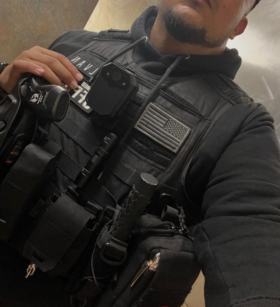 Duty gear and equipment detail